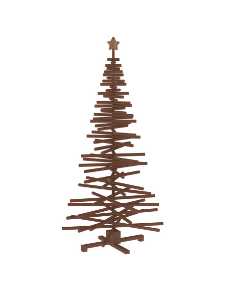 Albero di Natale in legno KOTKA 180 cm Legno Massello di Pino