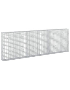 Gabione con Filo da 5 mm e Rete da 5x2,5 cm 300x20x100 cm 2