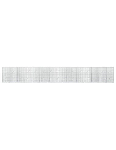 Gabione con Filo da 5 mm e Rete da 5x2,5 cm 750x10x100 cm
