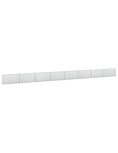 Gabione con Filo da 5 mm e Rete da 5x2,5 cm 800x20x50 cm