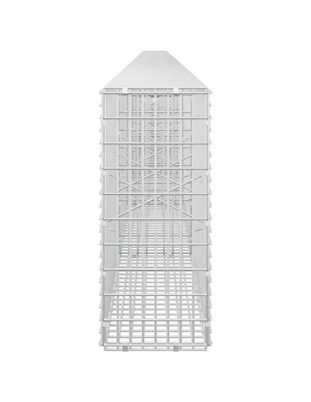 Gabione con Filo da 5 mm e Rete da 5x2,5 cm 800x20x50 cm
