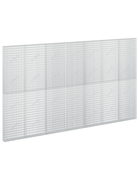 Gabione con Filo da 5 mm e Rete da 5x2,5 cm 350x10x200 cm