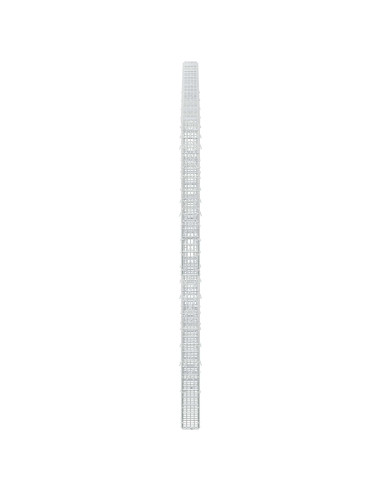Gabione con Filo da 5 mm e Rete da 5x2,5 cm 350x10x200 cm