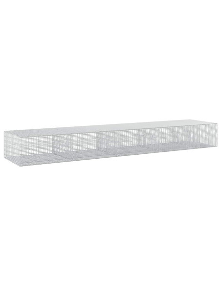 Gabione con Filo da 5 mm e Rete da 5x2,5 cm 450x100x50 cm