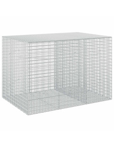 Gabione con Filo da 5 mm e Rete da 5x2,5 cm 150x100x100 cm 2