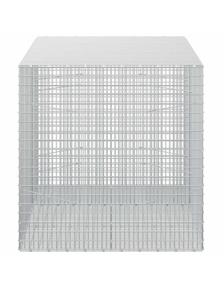 Gabione con Filo da 5 mm e Rete da 5x2,5 cm 150x100x100 cm