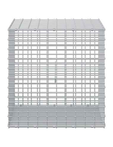 Gabione con Filo da 5 mm e Rete da 5x2,5 cm 50x50x50 cm