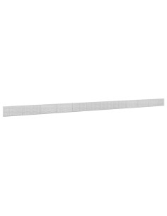 Gabione con Filo da 5 mm e Rete da 5x2,5 cm 1150x10x50 cm 2
