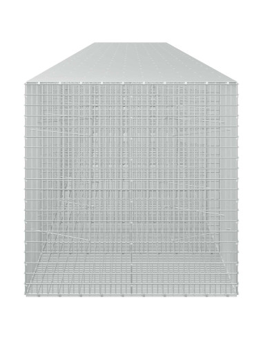 Gabione con Filo da 5 mm e Rete da 5x2,5 cm 1050x100x100 cm