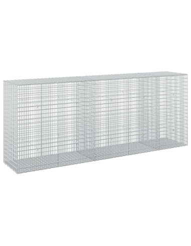 Gabione con Filo da 5 mm e Rete da 5x2,5 cm 250x50x100 cm