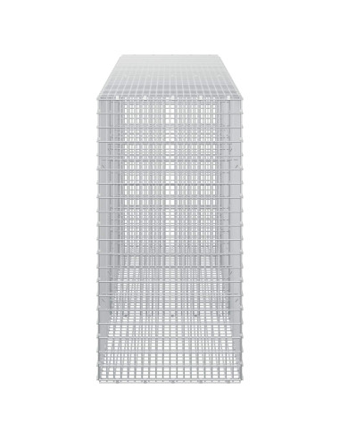Gabione con Filo da 5 mm e Rete da 5x2,5 cm 250x50x100 cm