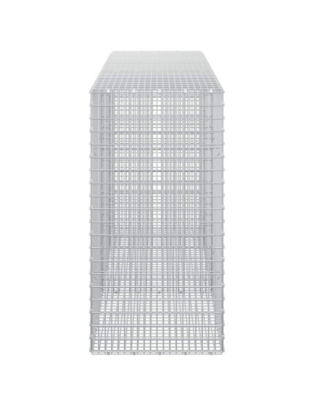 Gabione con Filo da 5 mm e Rete da 5x2,5 cm 250x50x100 cm