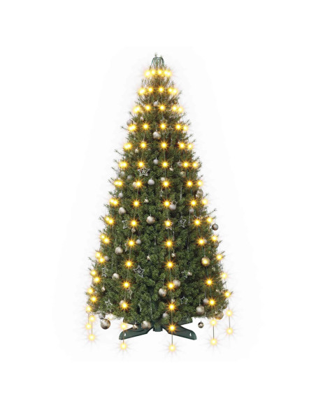 Ghirlande luminose per alberi di Natale Verde 150 cm PVC