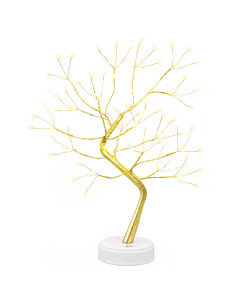Mini albero di Natale starburst 2 pz Oro 12 x 50 cm Acciaio 2