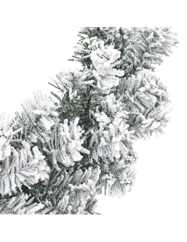 Ghirlanda di Natale Bianco Ø 50 cm PVC