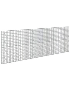 Gabione con Filo da 5 mm e Rete da 5x10 cm 550x10x200 cm 2