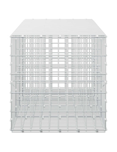 Gabione con Filo da 5 mm e Rete da 5x10 cm 400x50x50 cm
