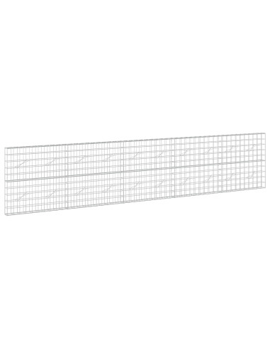 Gabione con filo da 5 mm e rete 10x10 cm 500x10x100 cm
