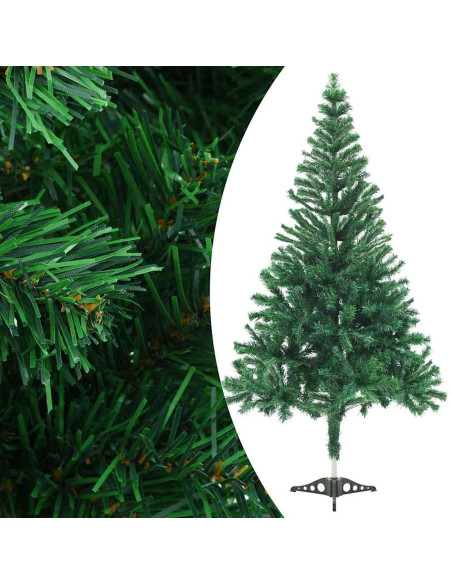 Albero di Natale Preilluminato Palline Bianco 210 cm 910 Rami