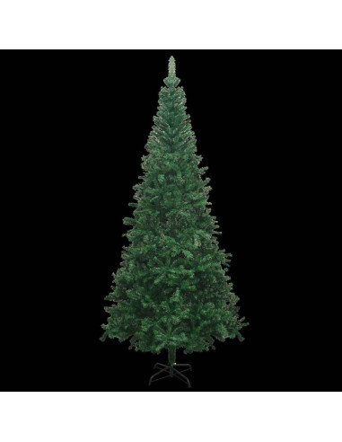 Albero di Natale Preilluminato con Palline 240 cm Verde