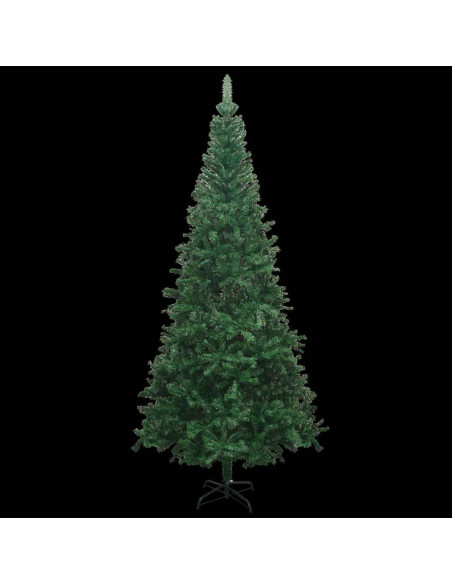 Albero di Natale Preilluminato con Palline 240 cm Verde
