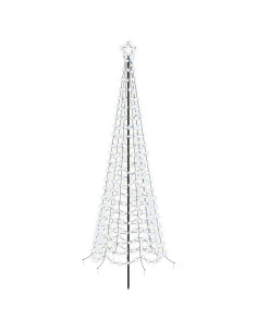 Albero di Natale a spirale LED con picchetto EKENAS 250 cm 2