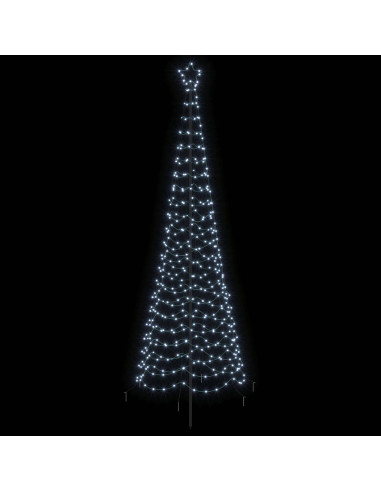 Albero di Natale a spirale LED con picchetto EKENAS 250 cm