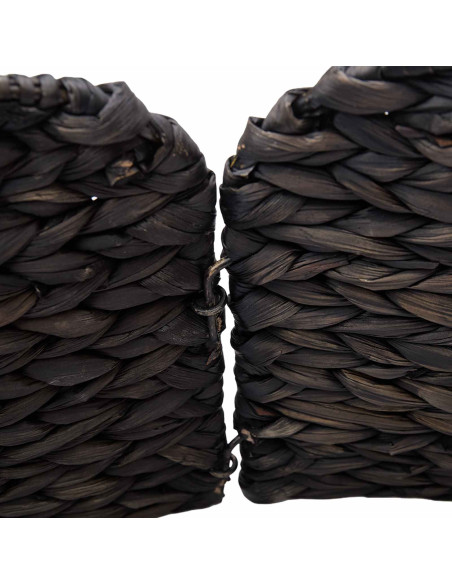 Collare per Albero di Natale Rotondo Nero Ø 45 x 22 cm