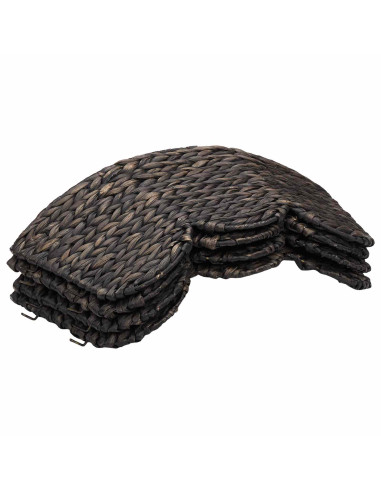 Collare per Albero di Natale Rotondo Nero Ø 75 x 25 cm