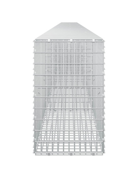 Gabione con Filo da 5 mm e Rete da 5x2,5 cm 700x30x50 cm
