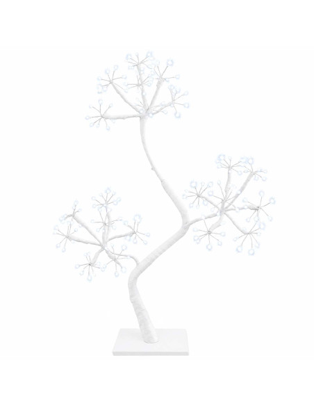 Albero di Natale a LED a forma di S 2 pz Bianco 18 x 18 x 45 cm