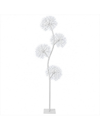 Albero di Natale a LED a forma di S Bianco 18 x 18 x 150 cm
