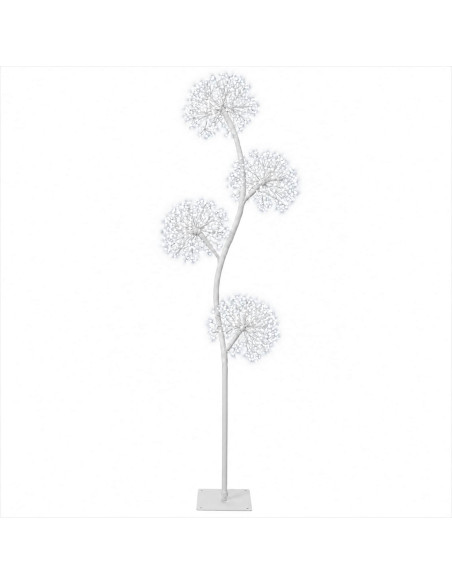 Albero di Natale a LED a forma di S Bianco 18 x 18 x 150 cm