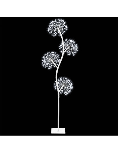 Albero di Natale a LED a forma di S Bianco 18 x 18 x 150 cm