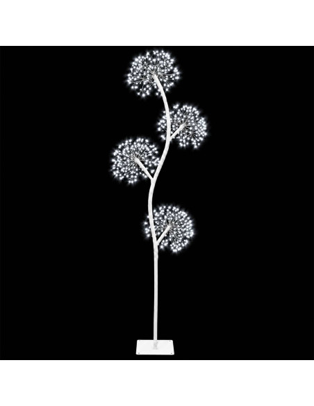 Albero di Natale a LED a forma di S Bianco 18 x 18 x 150 cm