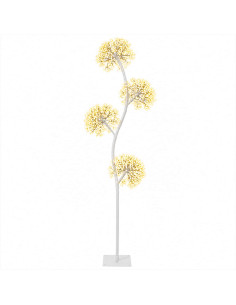 Albero di Natale a LED a forma di S Bianco 18 x 18 x 150 cm 2