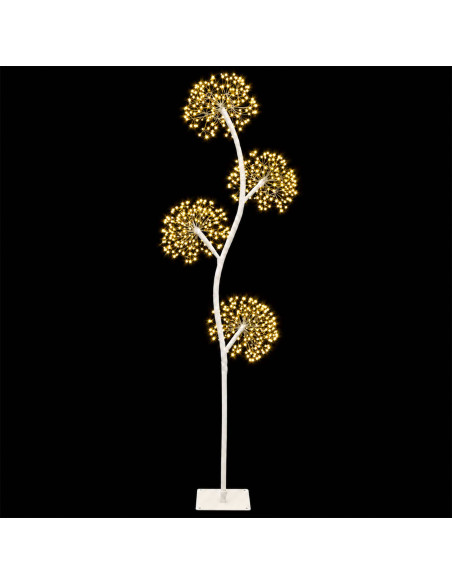 Albero di Natale a LED a forma di S Bianco 18 x 18 x 150 cm