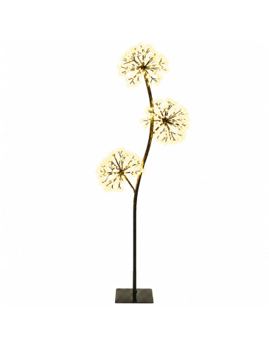 Albero di Natale a LED a forma di S Nero 18 x 18 x 120 cm