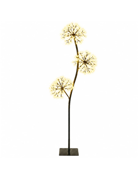 Albero di Natale a LED a forma di S Nero 18 x 18 x 120 cm