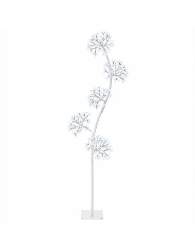 Albero di Natale a LED a forma di S Bianco 20 x 20 x 175 cm