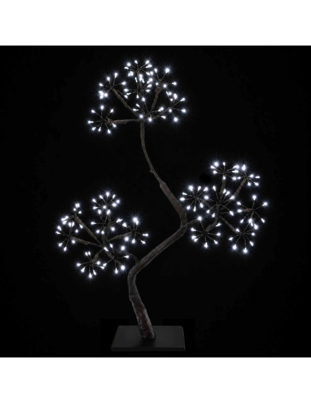 Albero di Natale a LED a forma di S 2 pz Nero 18 x 18 x 45 cm