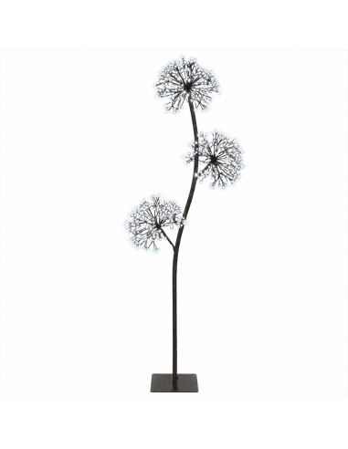 Albero di Natale a LED a forma di S Nero 18 x 18 x 120 cm