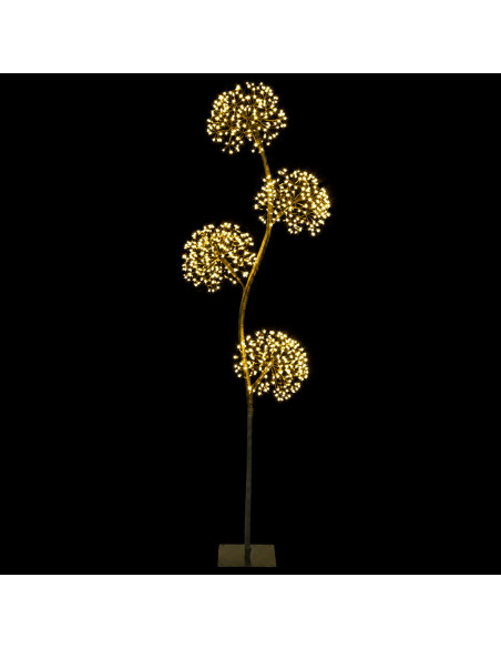 Albero di Natale a LED a forma di S Nero 18 x 18 x 150 cm