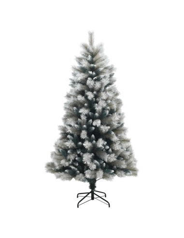 Albero di Natale artificiale con rami snodati e palline 120 cm