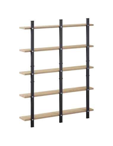 Scaffale da parete Rovere Sonoma 79.5 x 13.5 x 102 cm