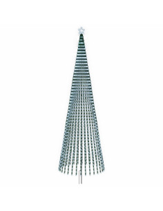 Albero di Natale LED 500 cm 1524 LED Bianco freddo Acciaio Nero 2