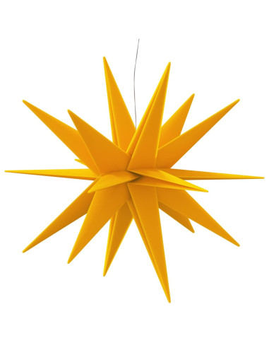 Luce di Natale con LED Pieghevole Gialla 100 cm