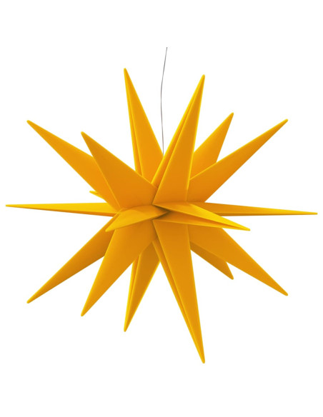 Luce di Natale con LED Pieghevole Gialla 100 cm