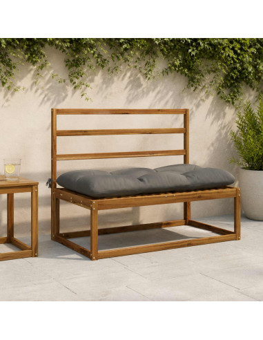 Cuscino per panchina VIANEN 100% Poliestere Grigio