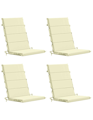 Cuscino per sedia a schienale alto GEMERT 4 pz 100% Poliestere